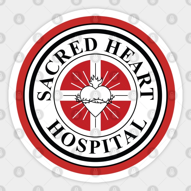 Sacred Heart Hospital : Scrubs Sticker by tvshirts